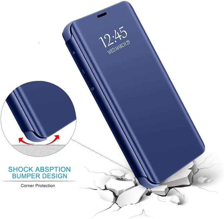 für Samsung S20 FE Hülle Clear View Spiegel Handyhülle für Samsung Galaxy S20 FE Flip Case Handytasc