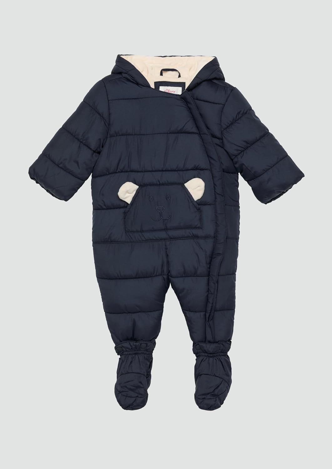 Schneeanzug mit abnehmbaren Füsschen und samtigem Fleecefutter 62 Navy, 62 Navy