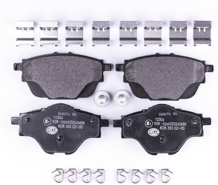 HELLA PAGID 8DB 355 021-001 Bremsbelagsatz - T2304 - Dicke/Stärke: 17.3mm - Bremssystem: Bosch - nic