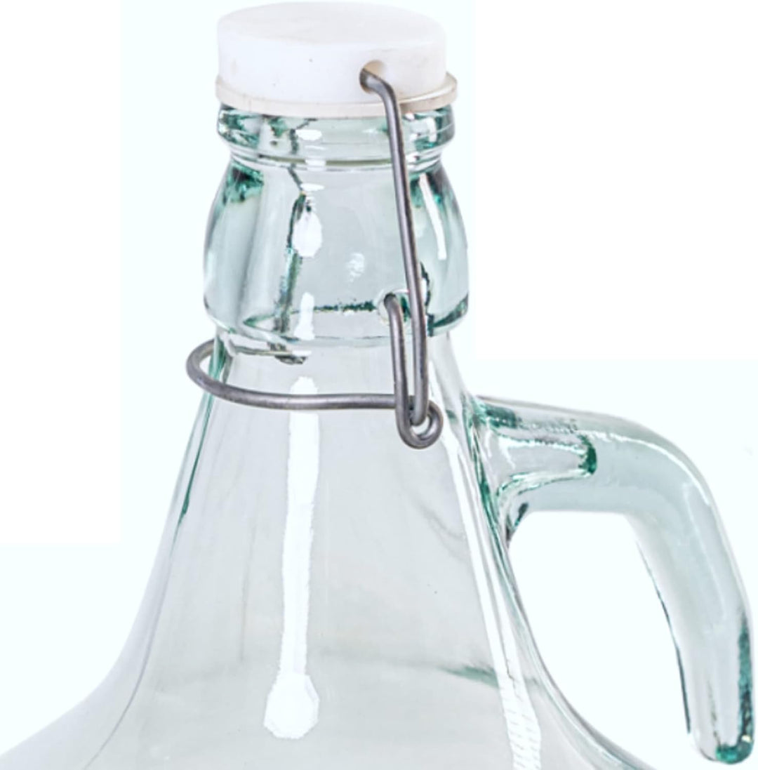 5L Bügelflaschen Gärballon Glasballon Weinballon Bügelverschluss Flasche Weinflasche (4), 4