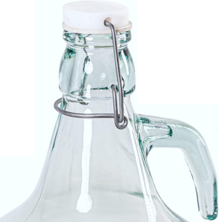 5L Bügelflaschen Gärballon Glasballon Weinballon Bügelverschluss Flasche Weinflasche (5), 5