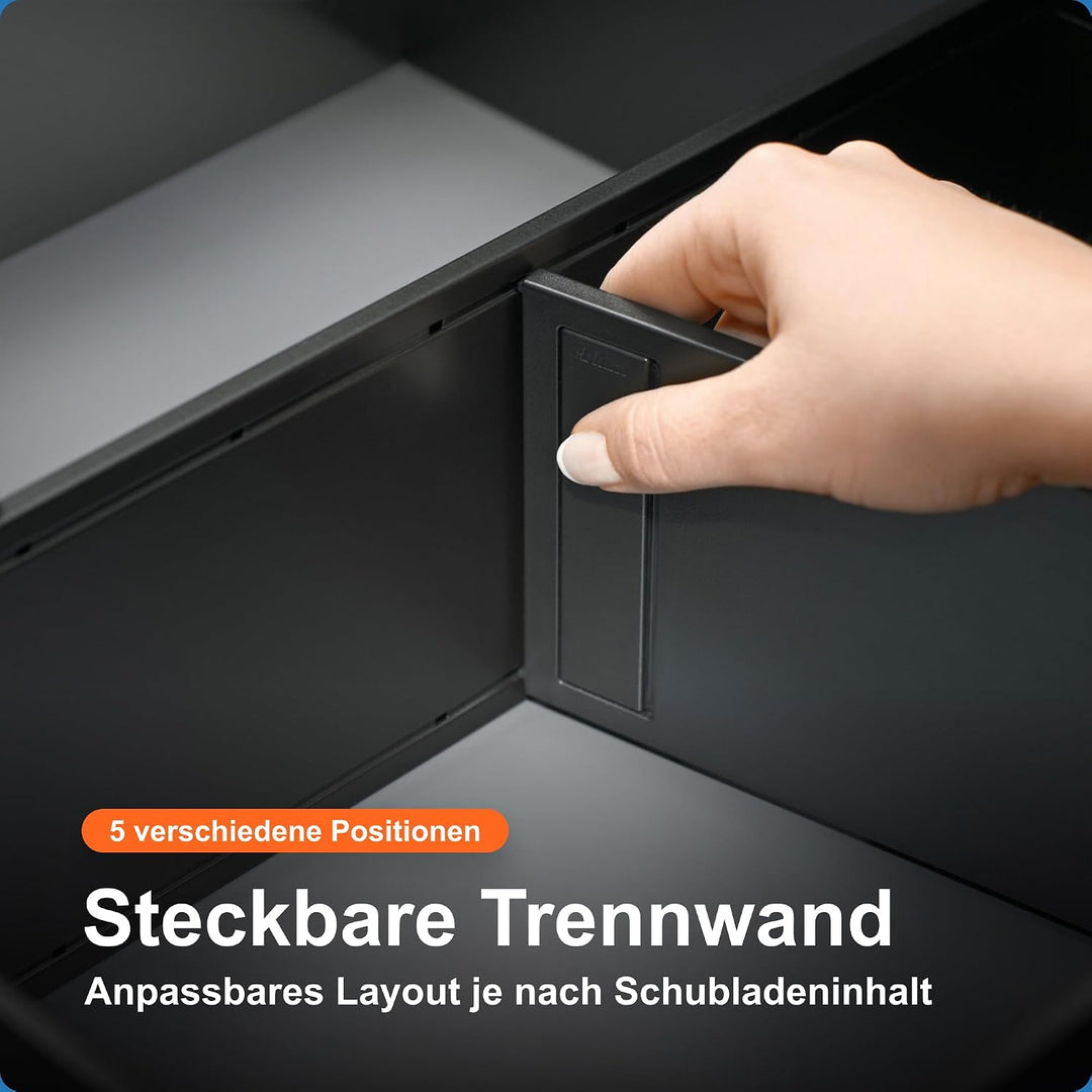 Blum Ambia-Line Frontauszugsrahmen 371x218x110mm, KS Stahl carbonschwarz matt