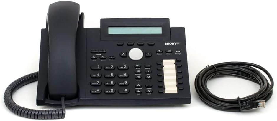 SNOM 320 Business phone Black Monaural 700 series only, Monaural 700 series only