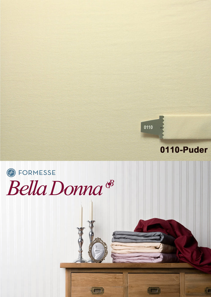 Bella Donna Jersey Spannbettlaken 140/200 - 160/220 (0110) Puder