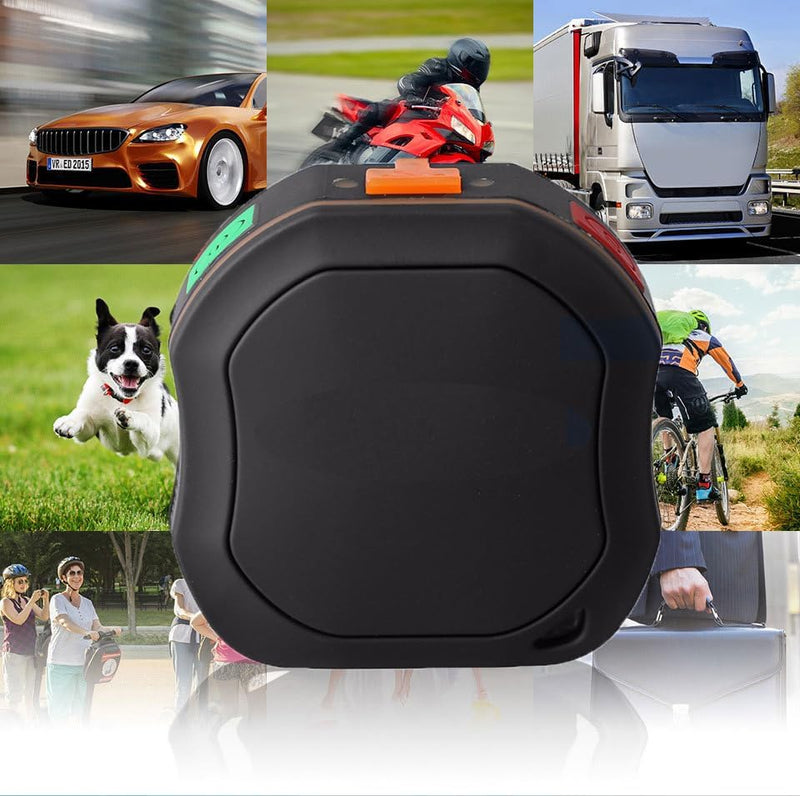 TKMARS TK109 GPS-Tracker Auto, APP & Webplattform ohne ABO, Klein Echtzeit Ortungsgerät mit SOS und