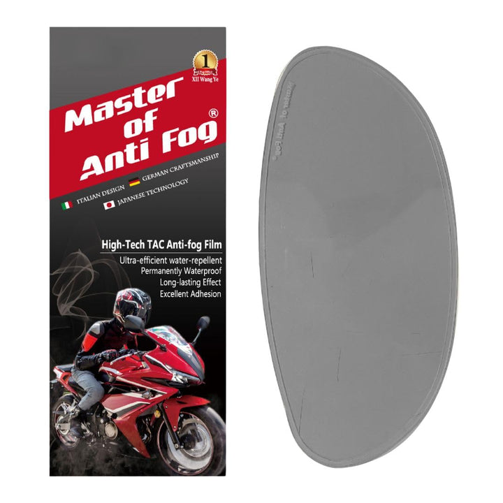 XII WY Universal-Motorradhelm-Schild, Anti-Fog-Folie, UV400, polarisiert, graue Farbe, Visierlinsene