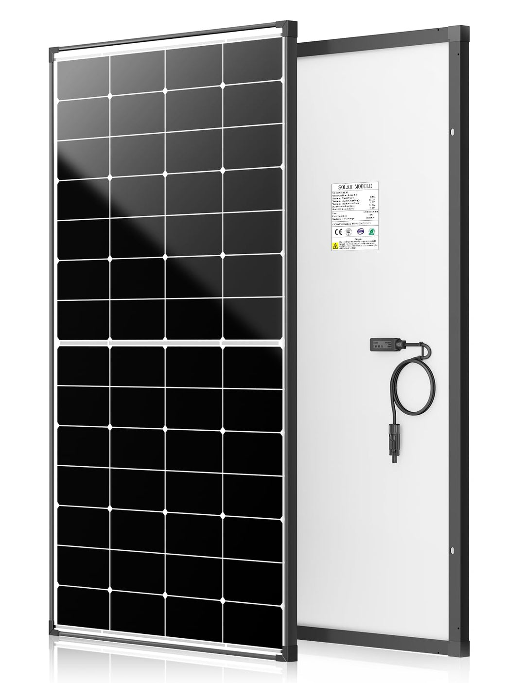 300W Solarpanel 12V Monokristallines Solarmodul, PV-Modul 25.4% Hoch-Effizienz solar panel für Wohnw