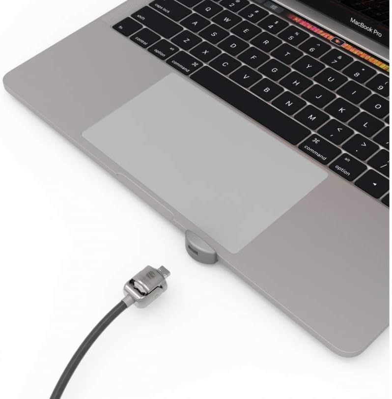 Maclocks Compulocks Universal MacBook Pro Ledge for bothÿMacBook Pro Touch Bar, UNVMBPRLDG01 (for bo