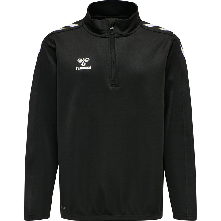 hummel Halbreissverschluss Sweatshirt Hmlcore Kinder 116 Black/Black, 116 Black/Black