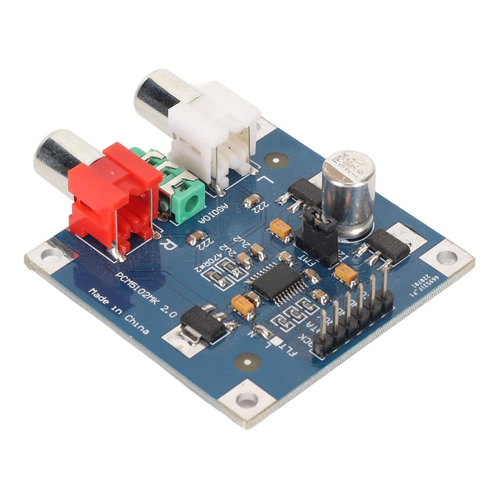 DAC Decoder Board I2S, 32bit 384K Digital-Audio-Modul mit 3,5mm Kopfhörerausgang für Stereoverstärke