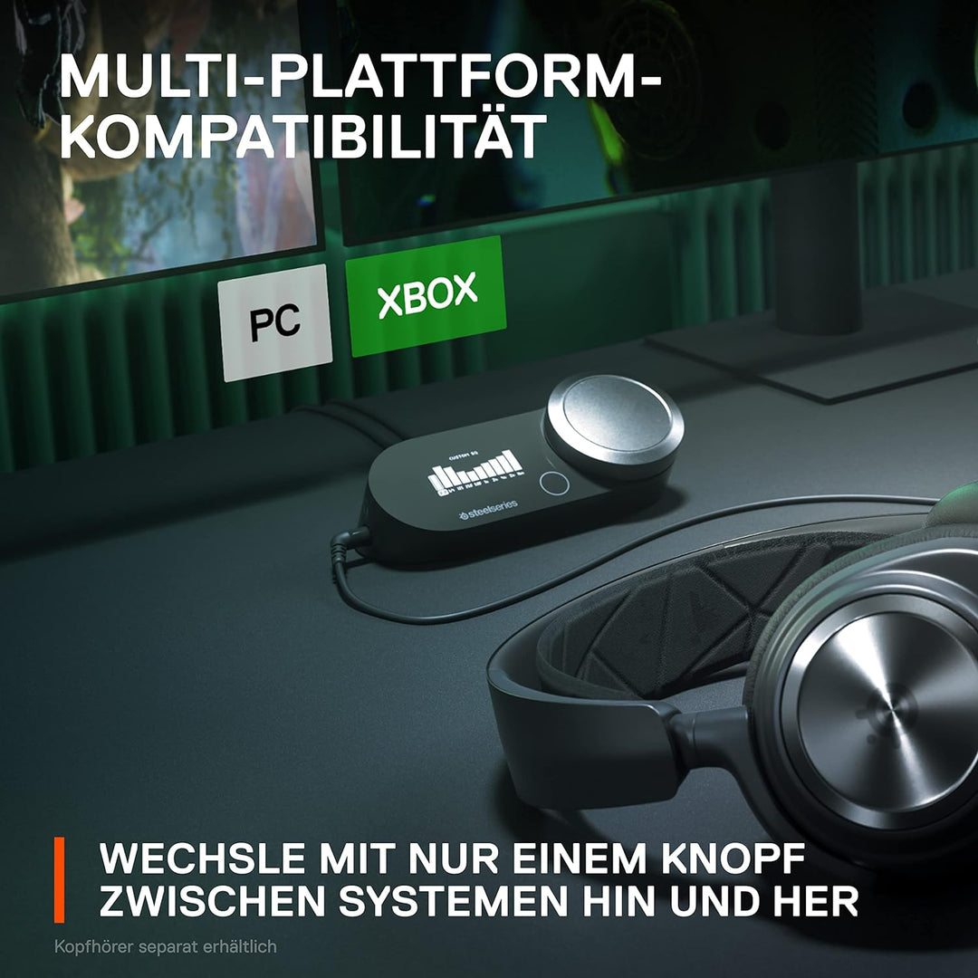 SteelSeries GameDAC Gen 2 (Xbox) Hi-Res-Audio-Verstärker – ESS Sabre Quad-DAC – KI-gestützte Geräusc