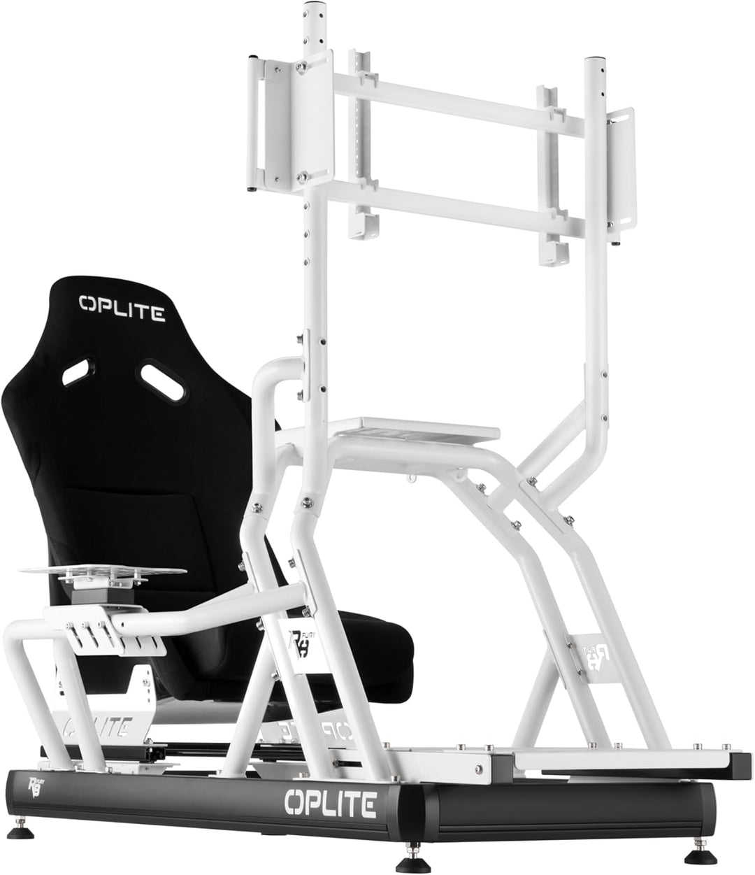 OPLITE - R8 Single Monitor Mount White - Einfache Monitorhalterung Weiss für R8 Fury