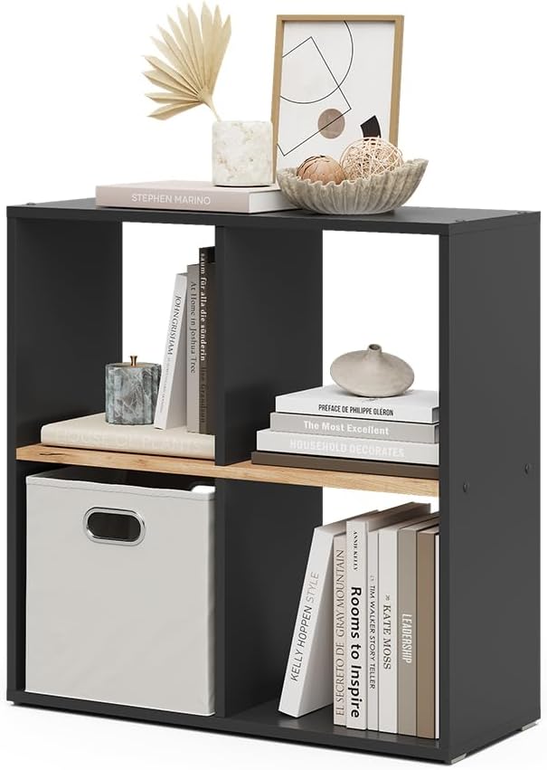 Vicco Raumteiler Tetra, Anthrazit/Goldkraft Eiche, 72.6 x 72 cm Anthrazit/Goldkraft Eiche 72x72,6x29