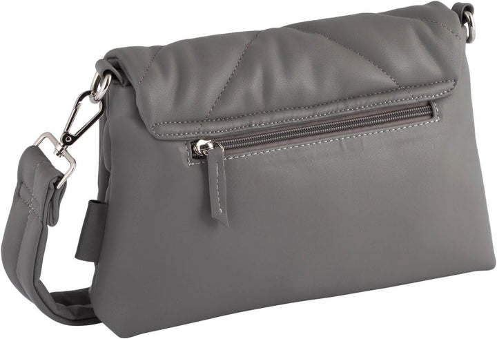 TOM TAILOR bags KATRINA Damen Umhängetasche M, 27x5x18 Mid Grey, Mid Grey