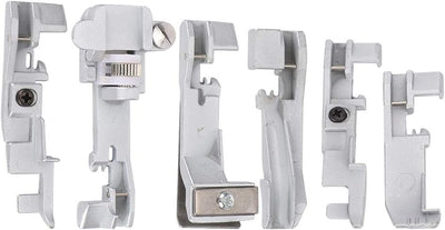 6PCS Overlock Machine Presser Feet Set Nähen Presser Foot Set Singer 14U 14CG754 14SH654 Nähmaschine