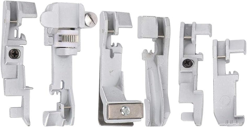 6PCS Overlock Machine Presser Feet Set Nähen Presser Foot Set Singer 14U 14CG754 14SH654 Nähmaschine