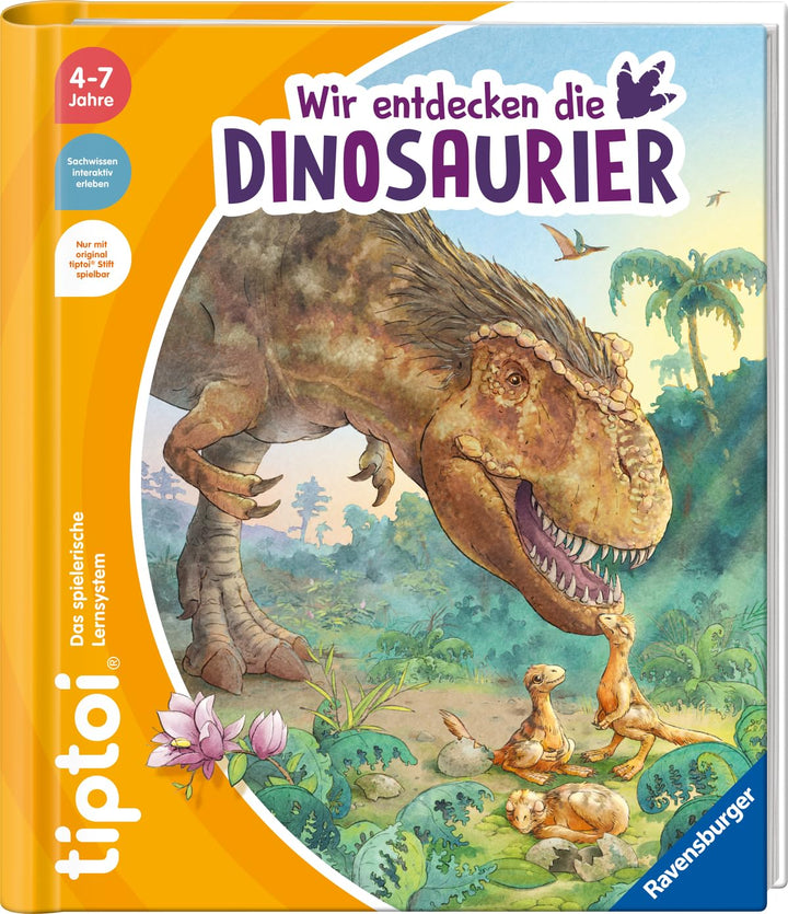 tiptoi® Wir entdecken die Dinosaurier, Dinosaurier-Buch ab 4 Jahre, Spiralbindung
