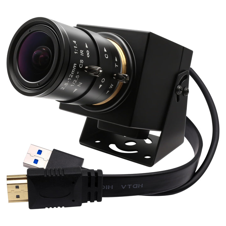 Svpro HDMI USB Zoom Kamera 4K 60fps USB3.0 Manueller Fokus Webcam mit 2.8-12mm optischem Zoomobjekti