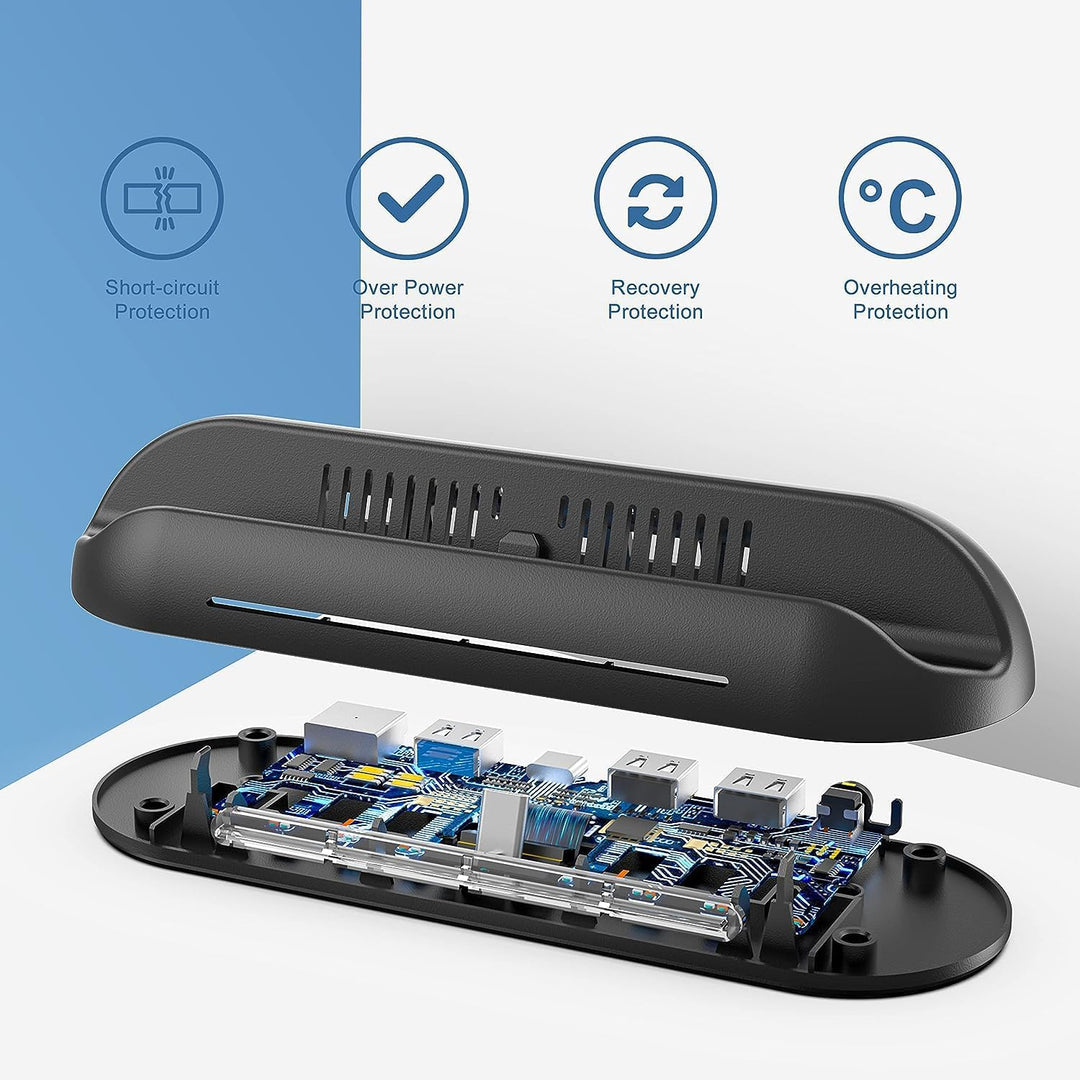 GKEAPZA 5-in-1 TV-Dock Station kompatibel mit Nintendo Switch/OLED – tragbarer HDMI-Dock mit USB 2.0