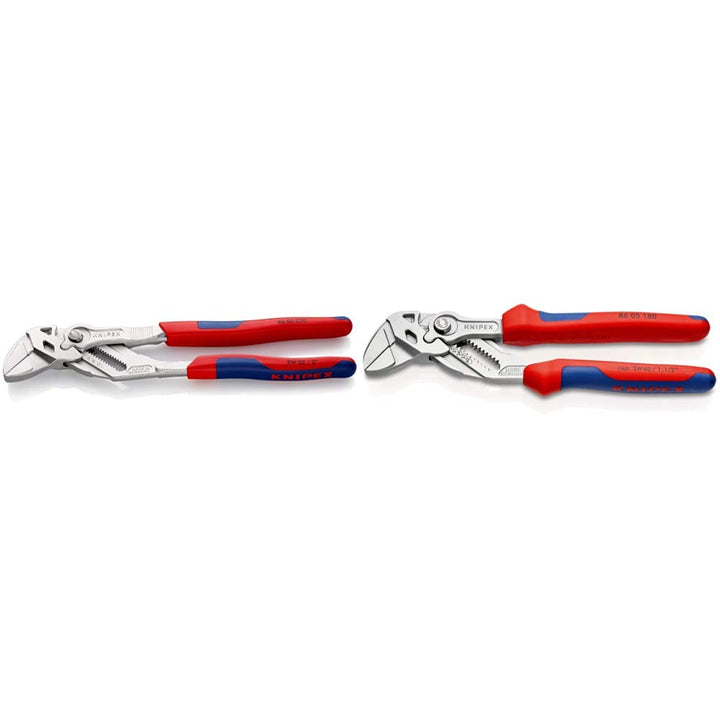 KNIPEX Zangenschlüssel (250 mm) 86 05 250 & Zangenschlüssel (180 mm) 86 05 180 Bundle mit Zangenschl