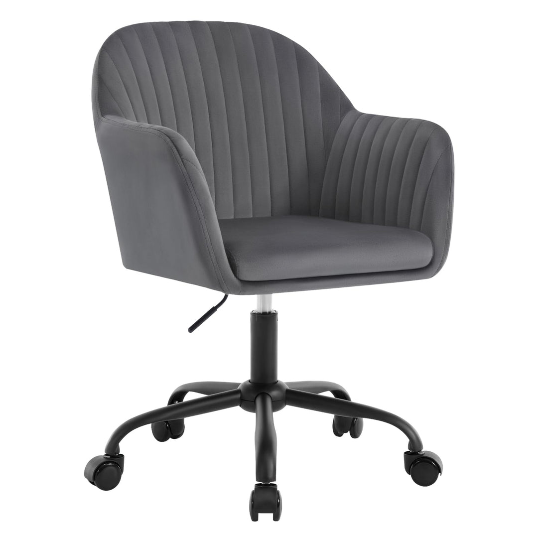 WOLTU Schreibtischstuhl, Bürostuhl ergonomisch, Homeoffice Stuhl höhenverstellbar, Schminkstuhl mit