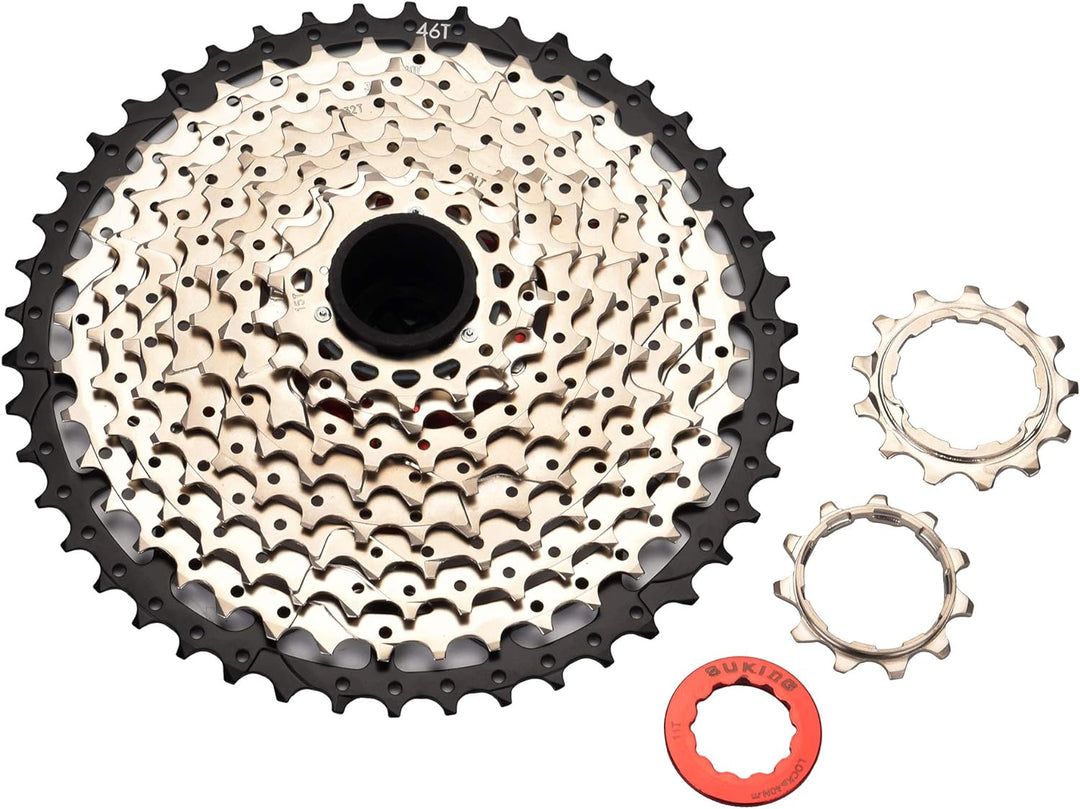 BESNIN Bike Cassette 11 Speed 11_25T/11_28T/11_32T/11_36T/11_40T/11_46T/11_50T MTB Cassette flywheel