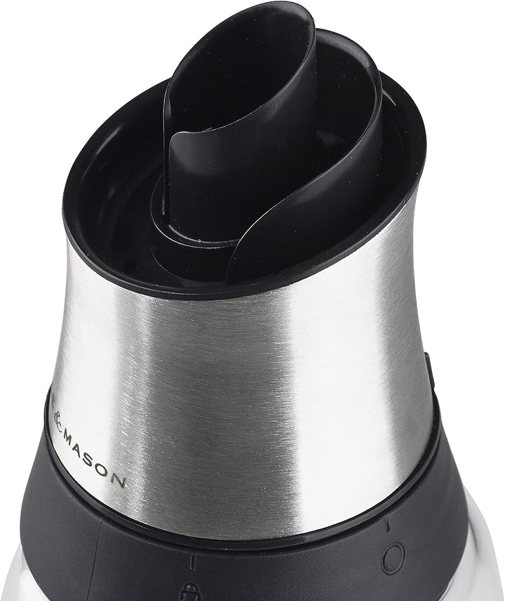 Cole & Mason H103069 Bristol Duo öl und Essig Spender, 450ml öl 50ml Essig, Olivenölspender, Glasspe