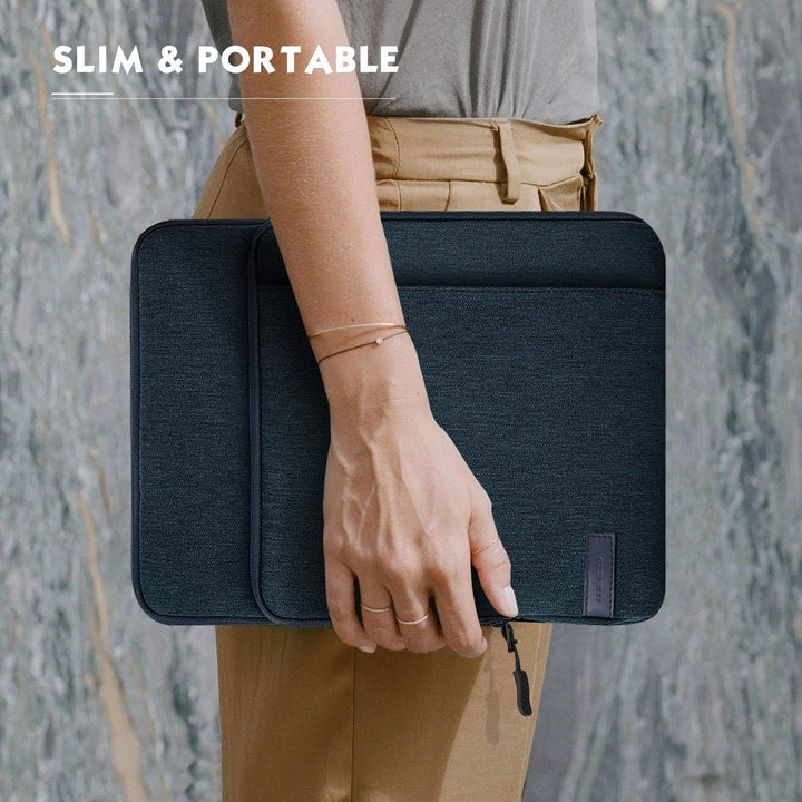 MoKo 12.9 Zoll Tablet Hülle Kompatibel mit iPad Pro 12.9 M2 2022-2018, Galaxy Tab S8+ 12.4", Surface