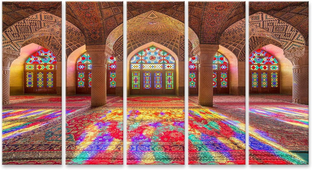 islandburner Bild auf Leinwand Nasir Al Mulk Moschee Shiraz Iran Bilder Wandbilder Poster Leinwand 1