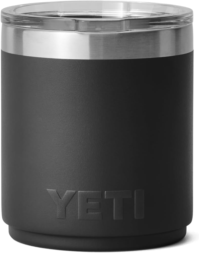 YETI Rambler Stapelbares Lowball MS 2.0, Black, 10oz (296 Ml), Blau