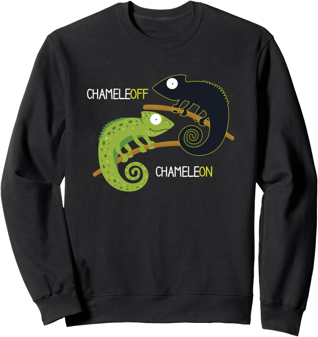 Chameleon Chameleoff I Reptil Echse Terrarium Haustier Sweatshirt
