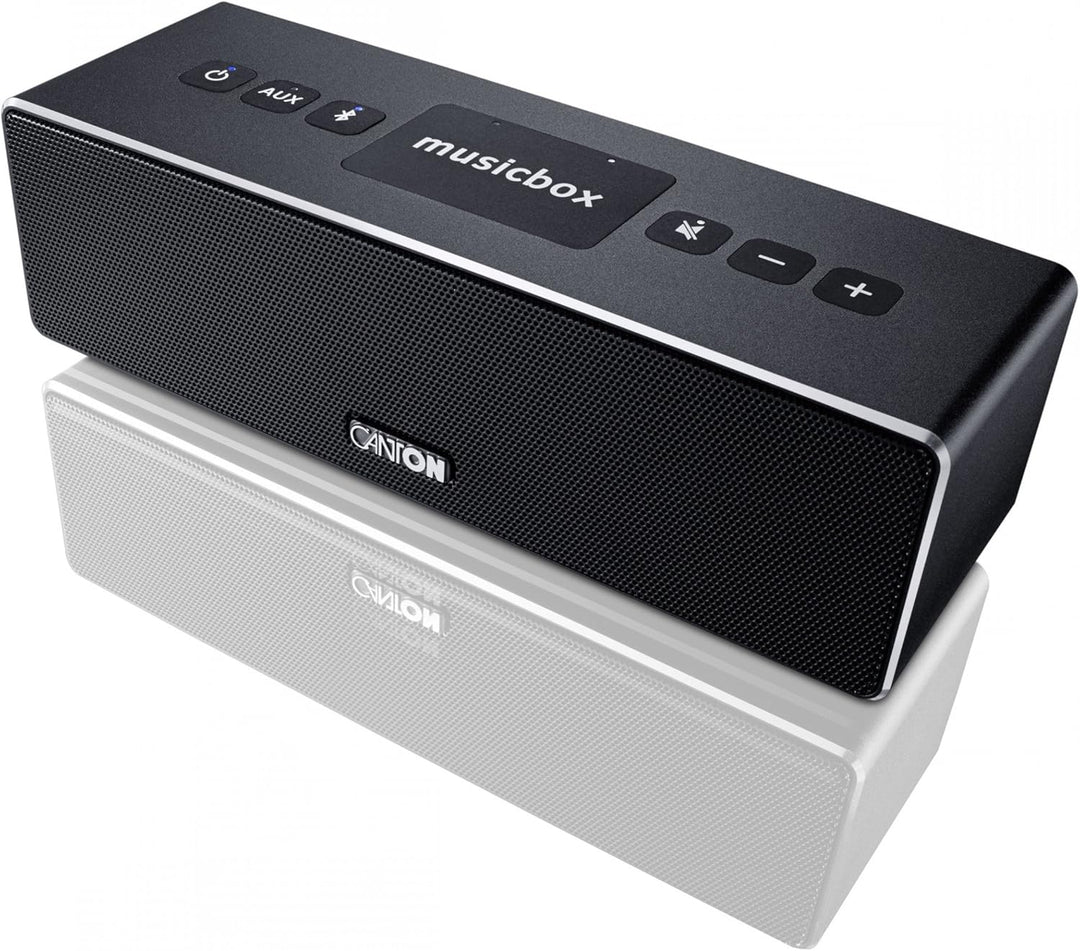 Canton Musicbox XS Portabler Bluetooth-Lautsprecher - Schwarz schwarz Single, schwarz Single
