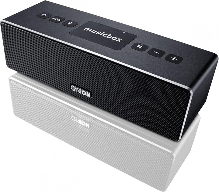 Canton Musicbox XS Portabler Bluetooth-Lautsprecher - Schwarz schwarz Single, schwarz Single