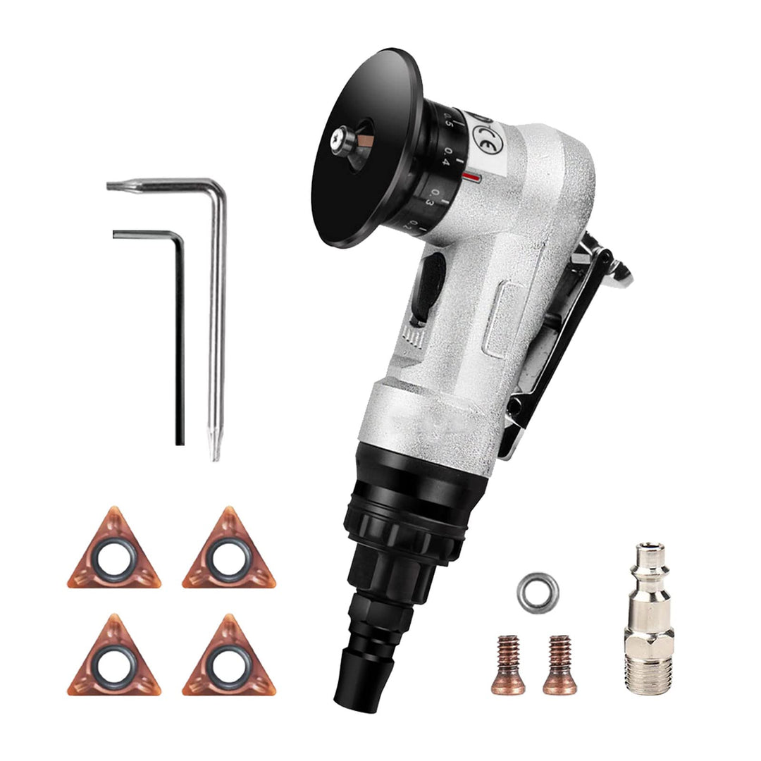 Pneumatische Anfasmaschine, Pneumatische Fasenmaschine Mini 45° Arc Burr Trimming 30000 U/min 1/4 Zo