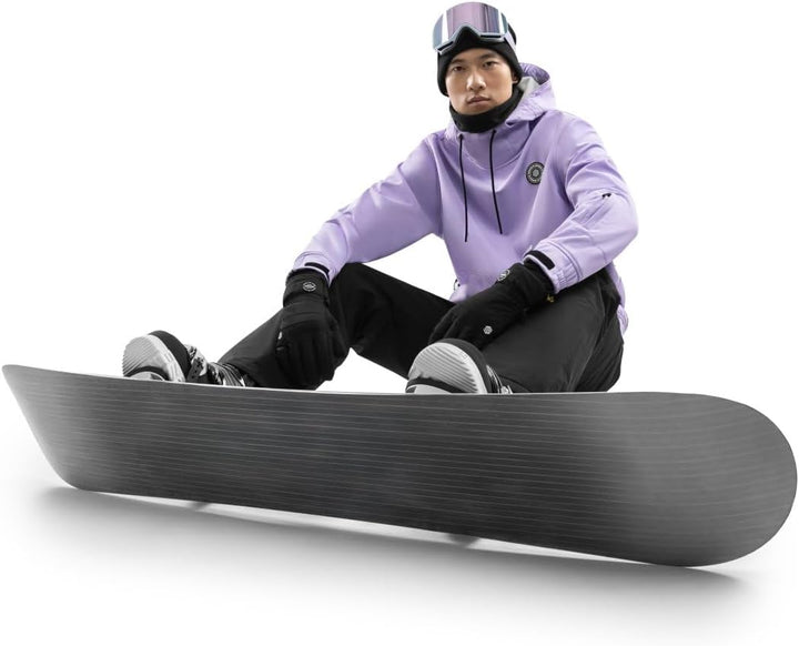 SIROKO W1 Ski- & Snowboardjacke Herren Wasserdicht Wärmeschutz Fronttasche Wintersport XXS Lavendel,