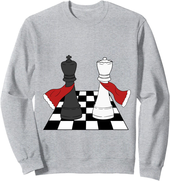 Schachbrett Schach König Springer Bauer Schach Matt Sweatshirt