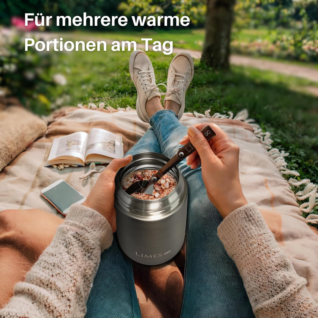Thermobehälter für Essen 700ml [HEIss & KALT] Warmhaltebehälter Essen - Thermobox für Essen - Thermo