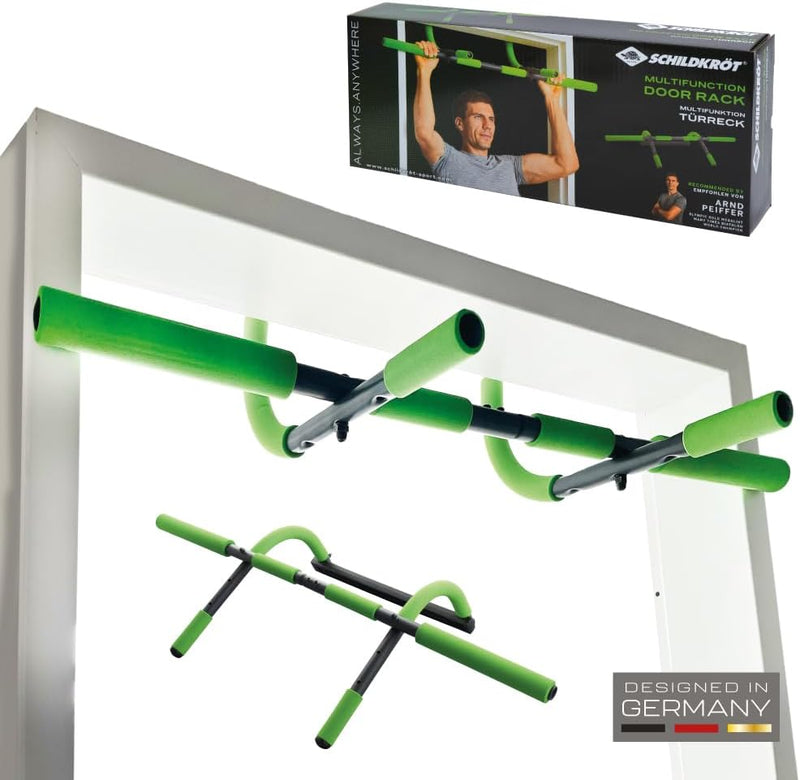 Schildkröt Multifunktions-Türreck 4 in 1, Multifunktional verstellbar, max. 100 kg Grün-Schwarz, 960