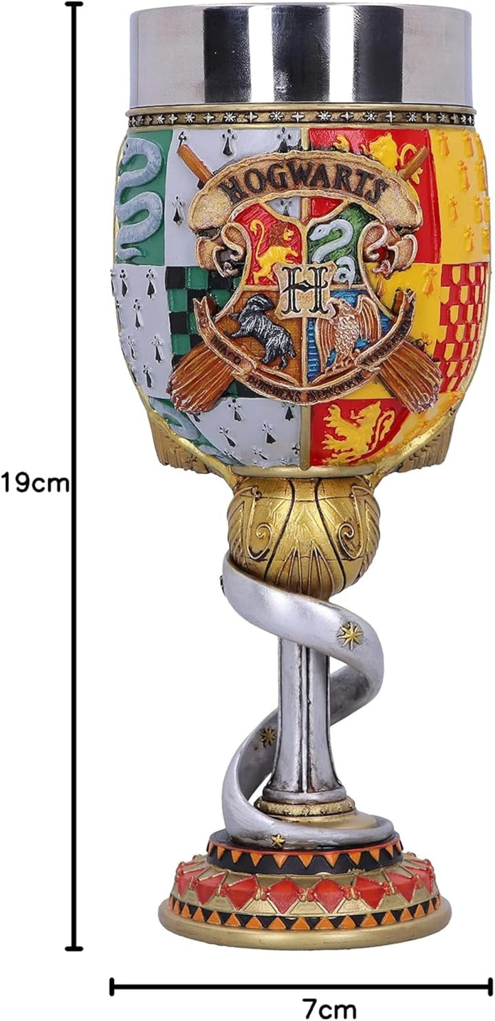 Nemesis Now Harry Potter Golden Snitch Quidditch Collectable Goblet, Kunstharz, Gelb, 1 Stück (1er P