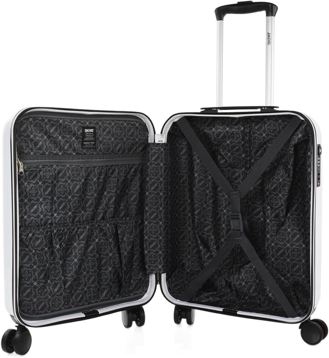 SKPAT - Leicht Koffer Set Polycarbonat Reisekoffer Set für Flugreisen - Dauerhaft Hartschalenkoffer