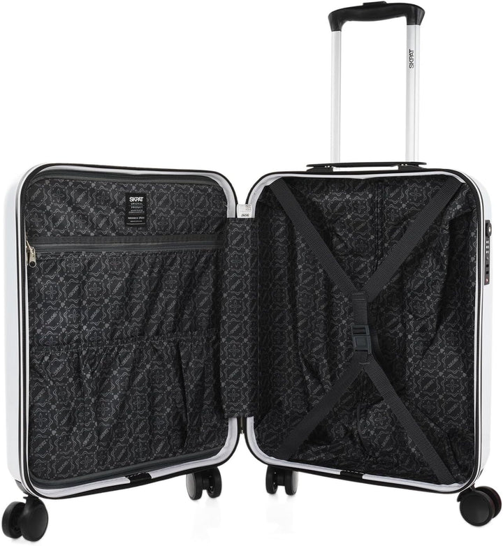 SKPAT - Leicht Koffer Set Polycarbonat Reisekoffer Set für Flugreisen - Dauerhaft Hartschalenkoffer