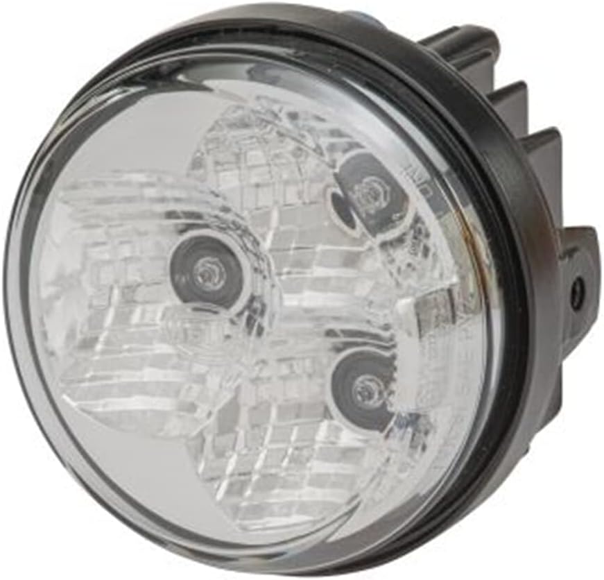 HELLA - LED-Tagfahrleuchte - 90mm - 24/12V - rund - Lichtscheibenfarbe: glasklar - LED-Lichtfarbe: w