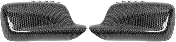Rückspiegel Abdeckung, Fydun 2pcs Auto Kohlefaser Rückspiegel Abdeckkappe Gehäuse Spiegelkappen Fit