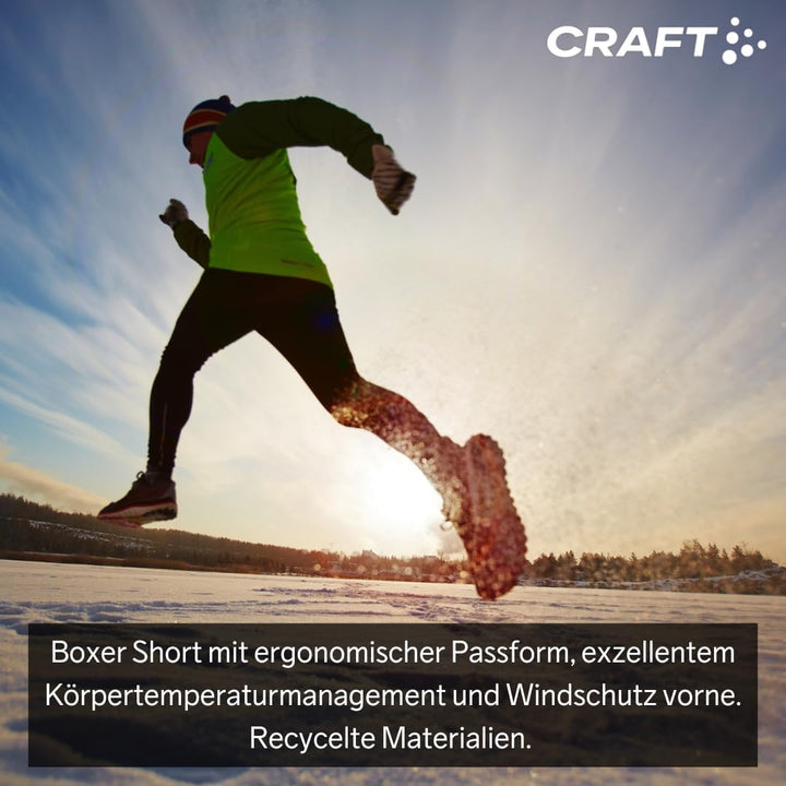 Craft Herren Active Extreme X Wind Boxer M Hose XL Schwarz/Granit, XL Schwarz/Granit