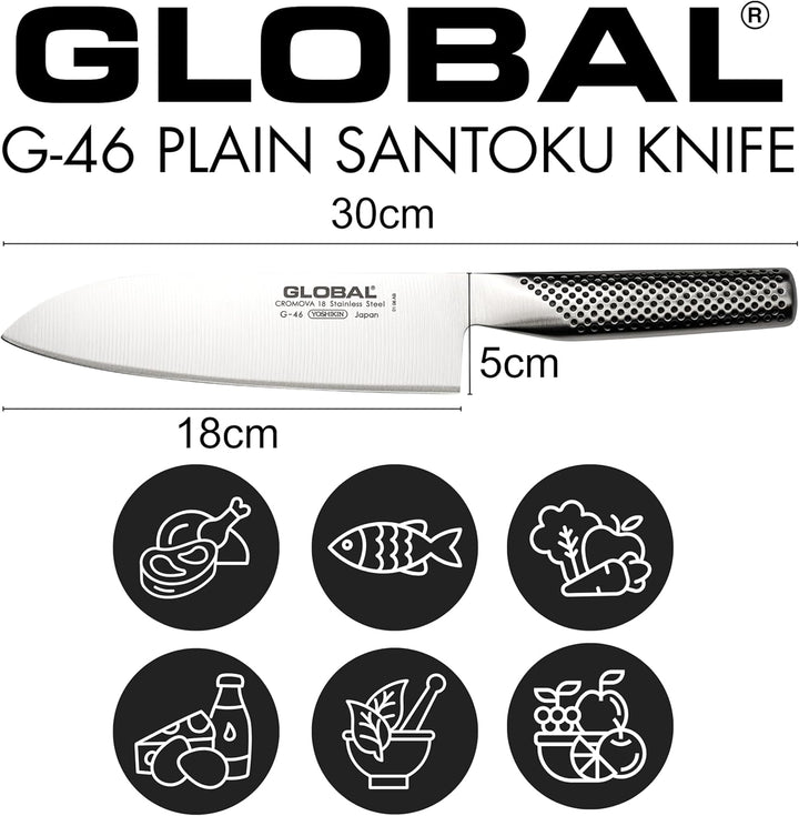 Global G-46 Santoku Fischmesser, 18