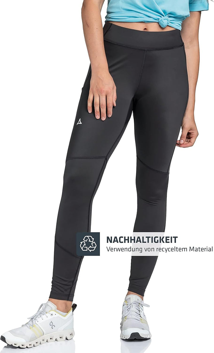 Schöffel Damen Imada Tights Leggings 42 Asphalt, 42 Asphalt