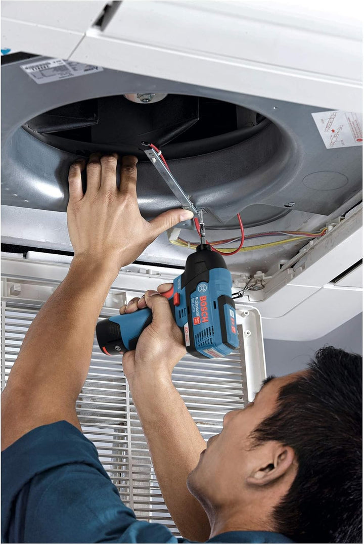 Bosch Professional Akku Drehschlagschrauber GDR 12V-110 (ohne Akkus und Ladegerät, im Karton) + 35tl