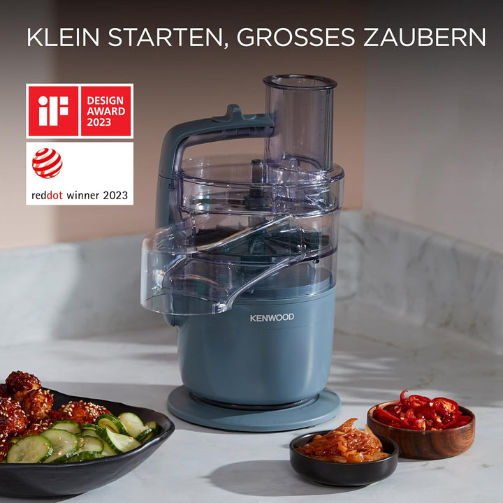 Kenwood MultiPro Compact – Kompakte Küchenmaschine mit Express Serve, Edelstahlmesser, Schneid- und