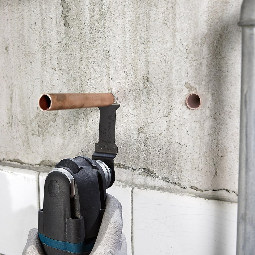 Bosch Professional 1x Bi-Metall Sägeblatt AIZ 32 AB (für ungehärtetes Metall, Breite 32 mm, Zubehör