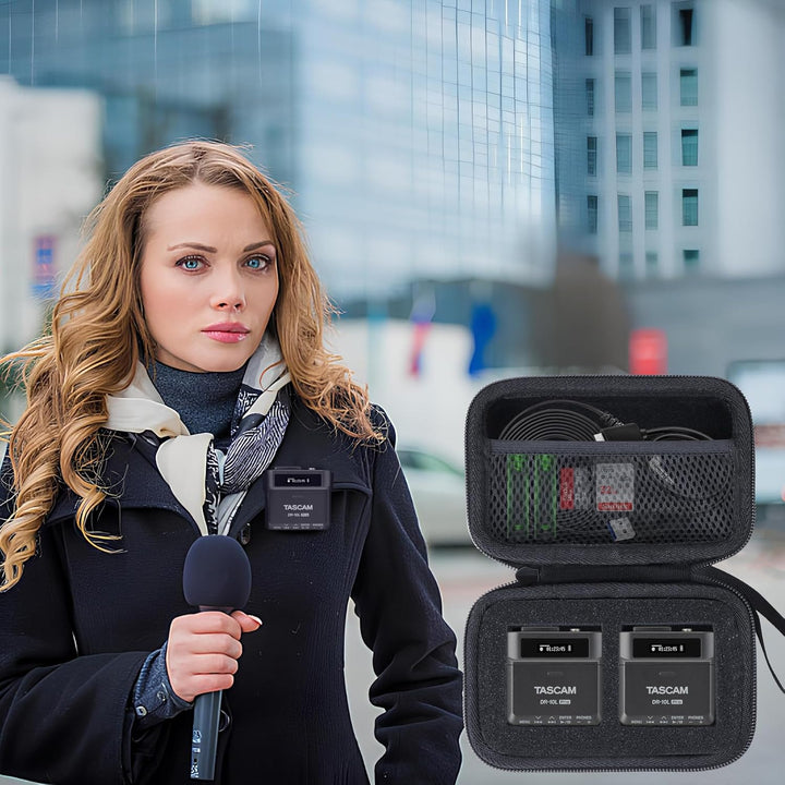Hart Schutz Hülle Etui Tasche für Tascam DR-10L Pro/DR-10L Digital Audiorecorder für Tascam DR-10L /
